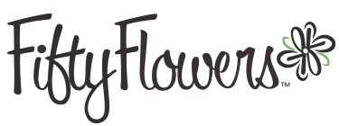Fifty Flowers logo