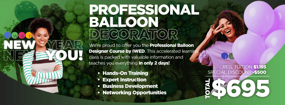 New Year, New You -  Professional Balloon Decorator