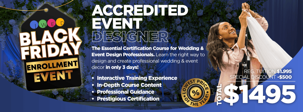 🖤 Black Friday Special 🖤 Accredited  Event Designer