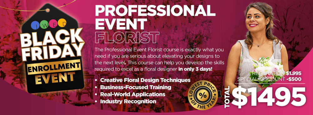 🖤 Black Friday Special 🖤 Professional Event Florist